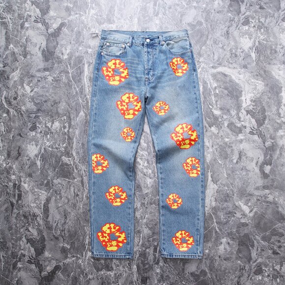 Denim Tears Blue Jeans - Picture 1 of 12